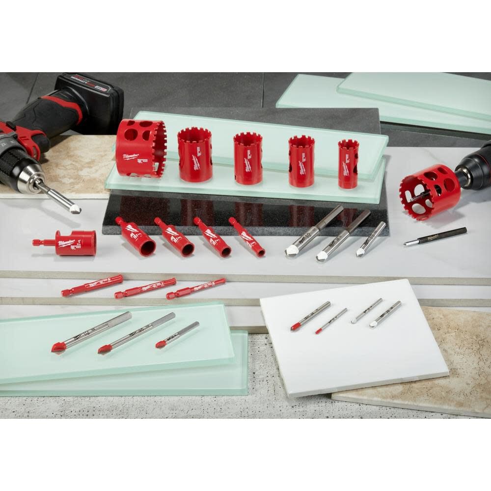 Milwaukee 4 pc Glass and Tile Bit Set 48-20-8988 from Milwaukee