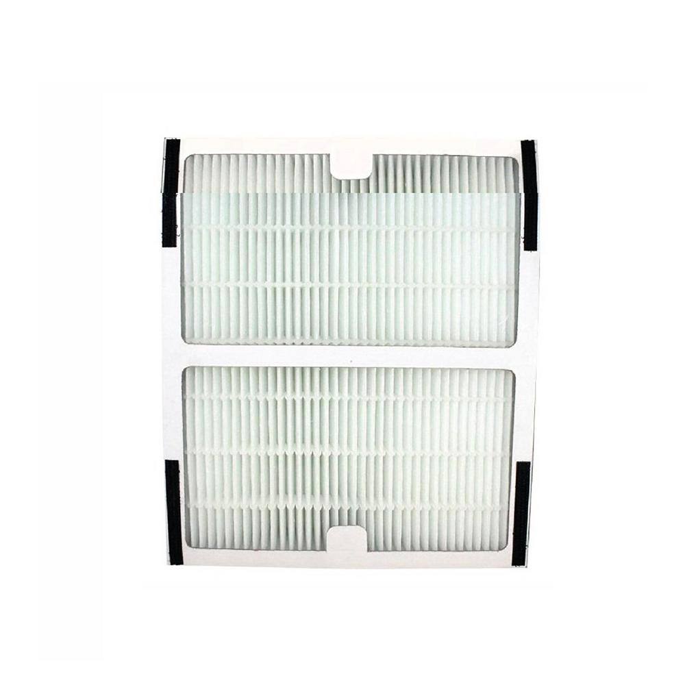 LifeSupplyUSA 7.5 in. x 8.5 in. x 2 in. Idylis HEPA Replacement Air Purifier Filter IAF-H-100B (2-Pack) 2ER058