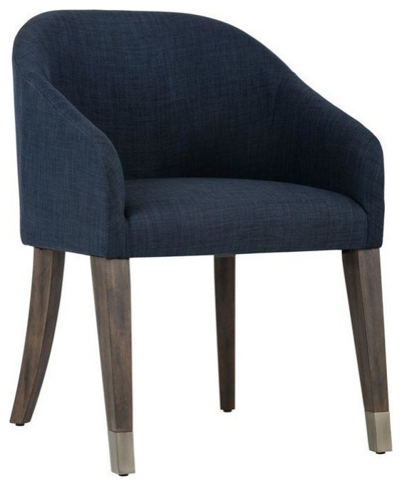 Kellen Armchair Arena Navy  Set of 2   Transitional   Armchairs And Accent Chairs   by Virgil Stanis Design  Houzz