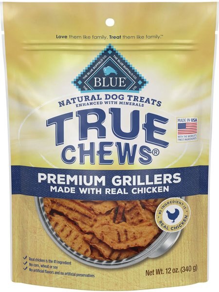 Blue Buffalo True Chews Premium Grillers Natural Chicken Dog Treats