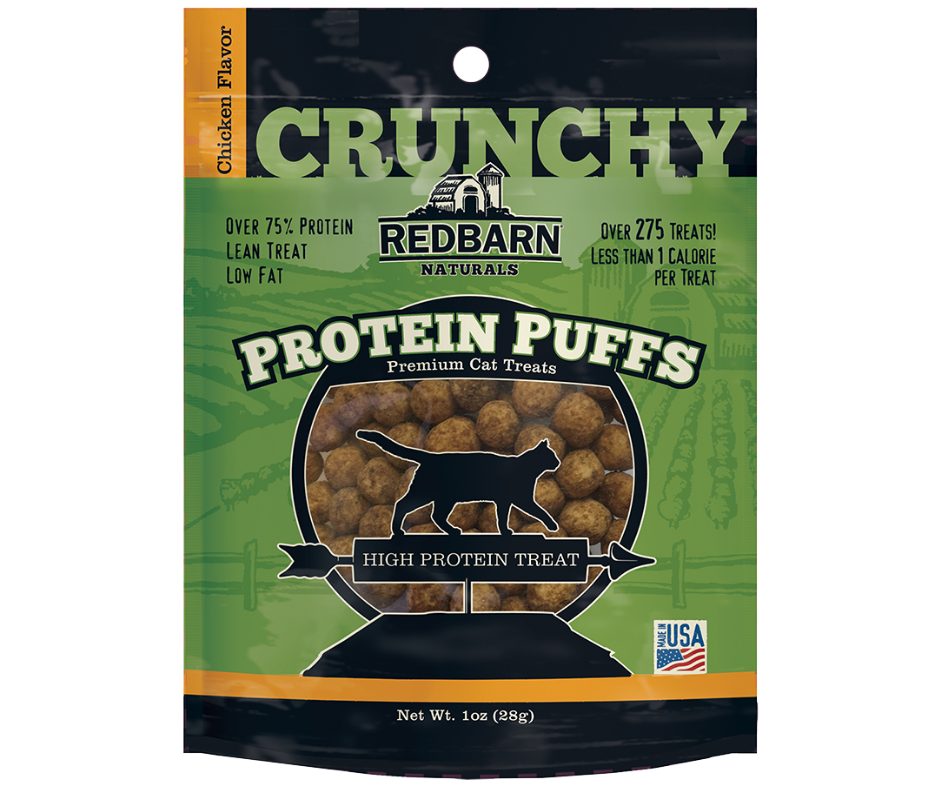 Redbarn - Protein Puffs Chicken Flavor Cat Treats