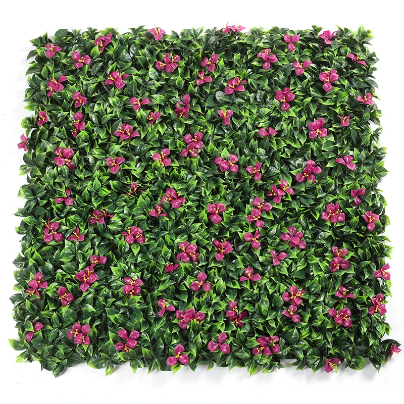 CGUV Garden supplies artificial leaf wall outdoor decor plastic backdrop panel green wall