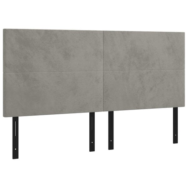 vidaXL Headboard Dark Gray 39.4