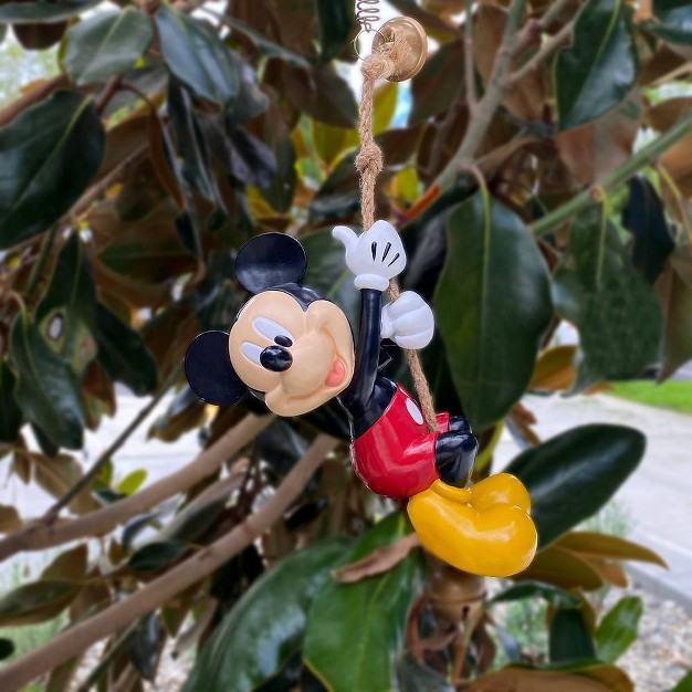 Disney Mickey Mouse amp Friends Mickey Mouse Swing x27 n x27 ring Resin amp Stone Novelty Planter Outdoor Garden Figurine