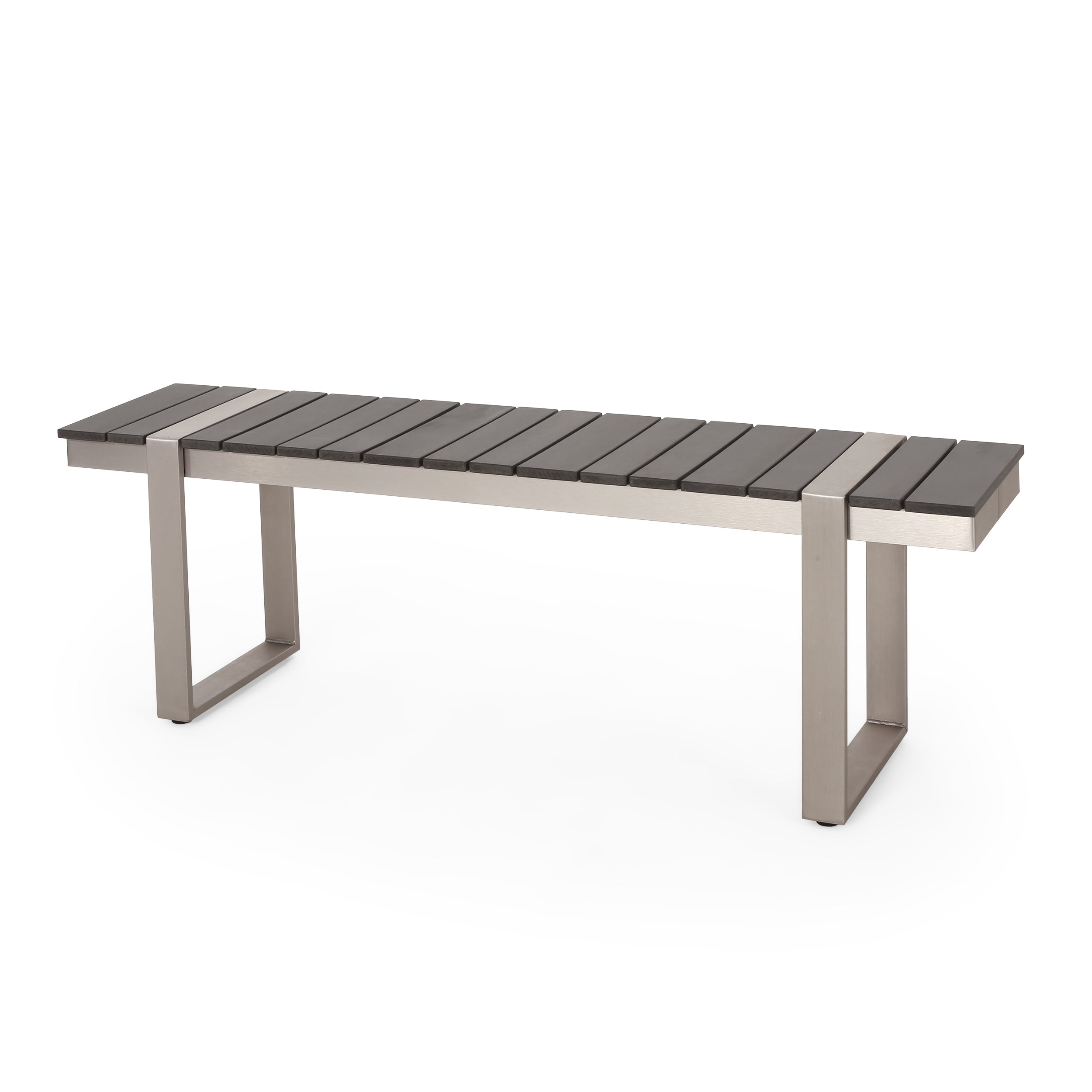 Mora Outdoor Aluminum Dining Bench