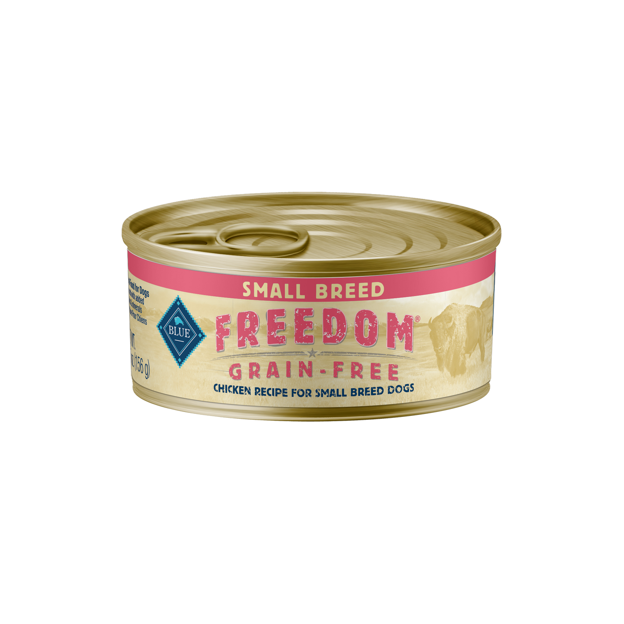 Blue Buffalo Freedom Grain-Free Chicken Recipe Small Breed Adult Canned Dog Food， 5.5 Oz.