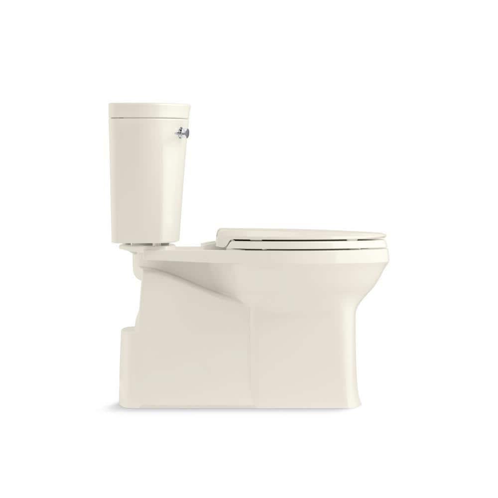 KOHLER Valiant the Complete Solution 2Piece 128 GPF Single Flush Elongated Toilet in Biscuit