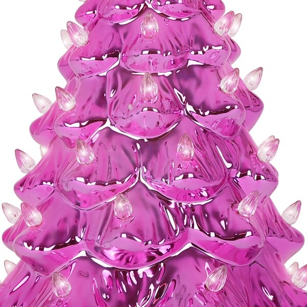 Pink Pearl Ceramic Christmas Tree