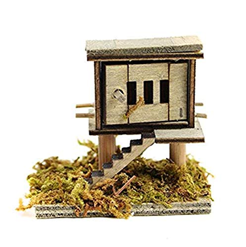 Micro Mini Garden Chicken Coop， 2 x 1.75， Wood