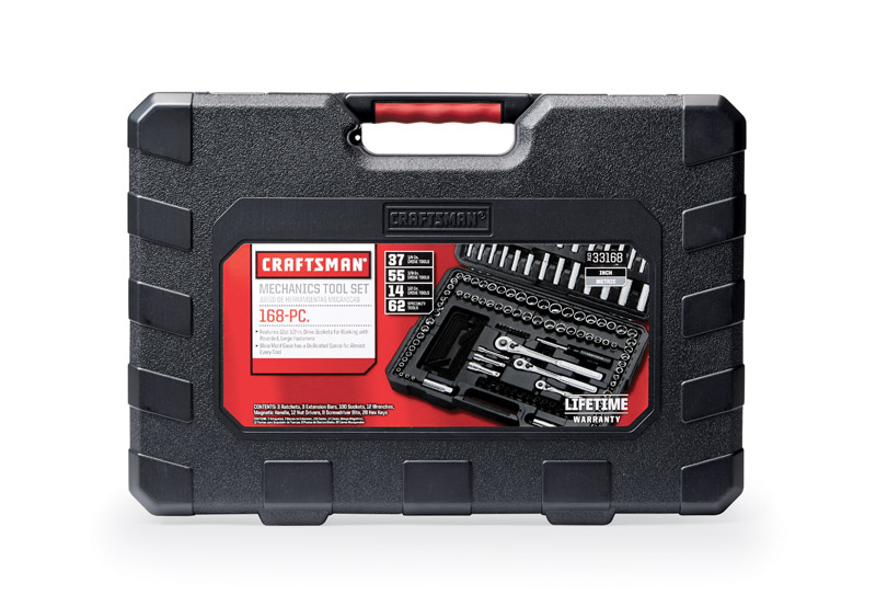 Craftsman 1/4 in. drive SAE 6 Point Mechanic\u0027s Tool Set 168 pc