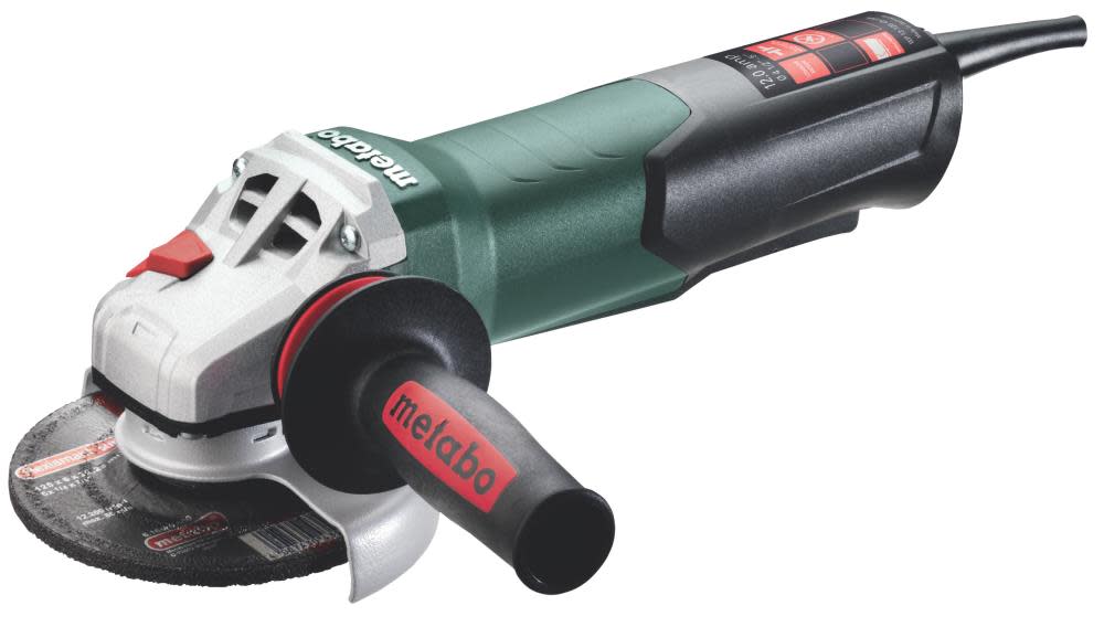 Metabo 4.5/5 Angle Grinder 11000 RPM 12.0 Amps with Non Locking Paddle