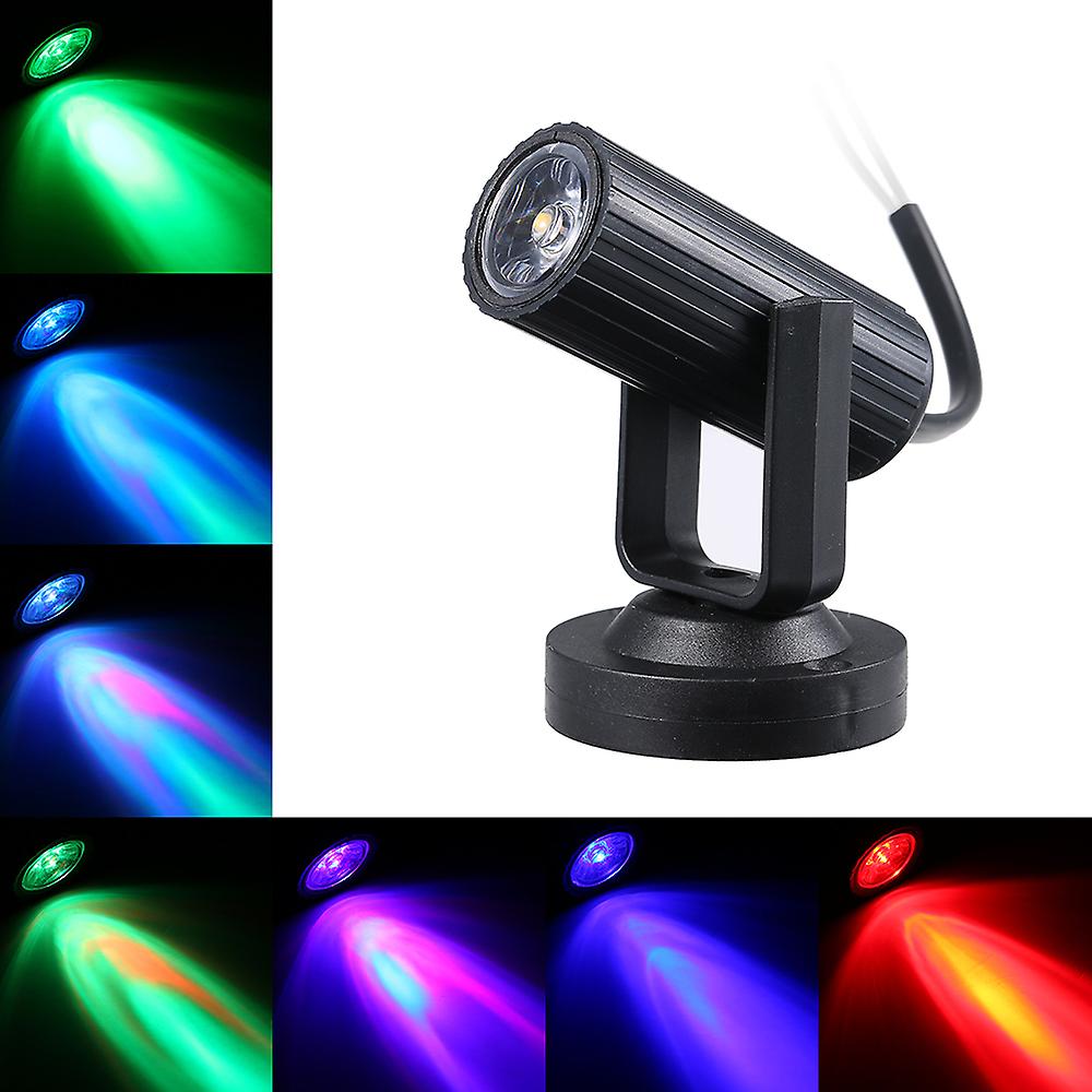 Ac85-265v 1w Led Mini Spot Lamp Stage Lighting Fixture Portable For Home Party Decoration Deco Dj Show Bar Pub Club Concert Multicolor