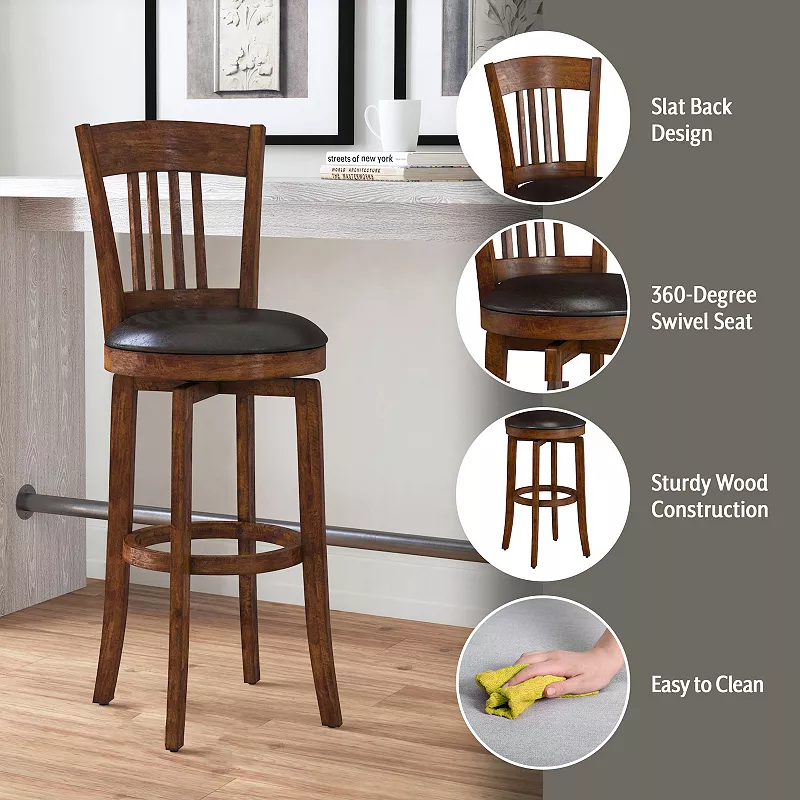 Canton Swivel Bar Stool