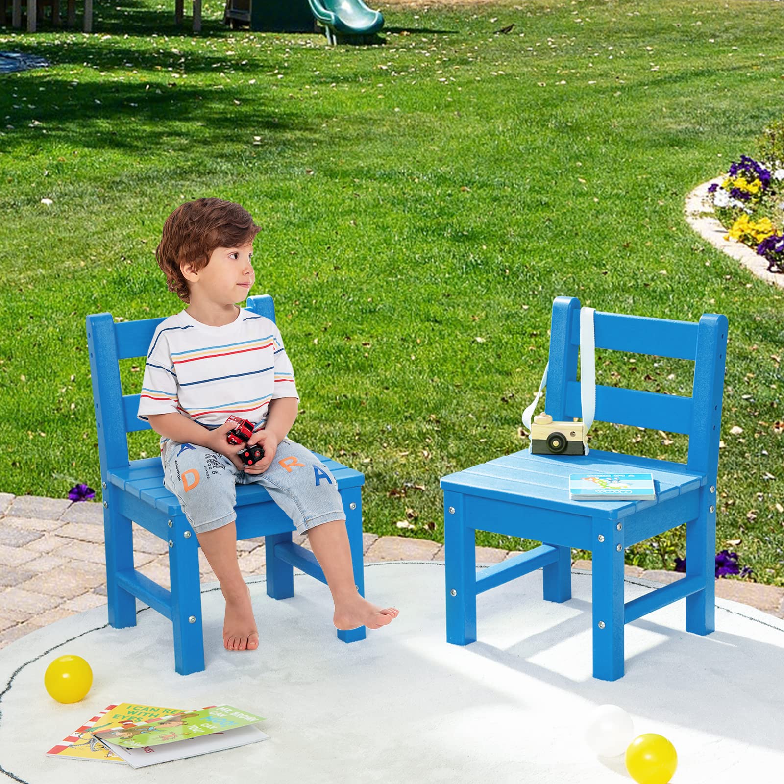 Costzon Kids Chair, 2PCS  Waterproof Toddler Chair