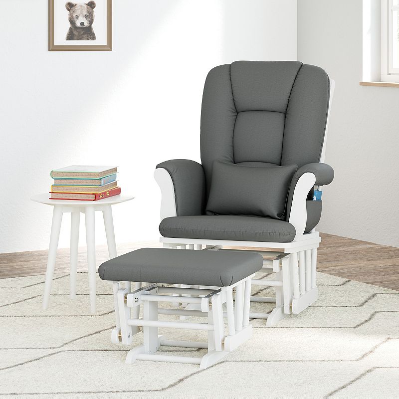 Storkcraft Tuscany Glider Chair and Ottoman