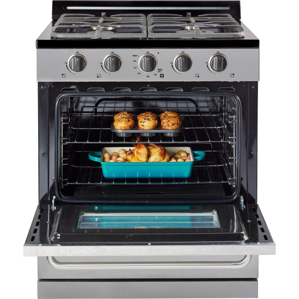 Unique 30-inch Freestanding Gas Range (Battery Ignition) UGP-30G OF2 S/S