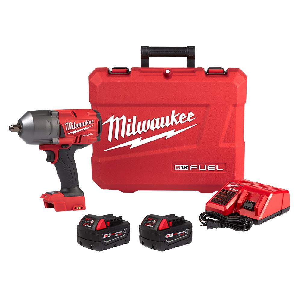 MW M18 FUEL High Torque 1/2 Impact Wrench with Pin Detent Kit 2766-22R from MW