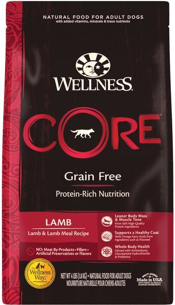 Wellness CORE Grain-Free Lamb Recipe Dry Dog Food