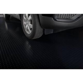 G-Floor Coin 7.5 ft. x 17 ft. Midnight Black Commercial Grade Vinyl Garage Flooring Cover and Protector GF75CN717MB