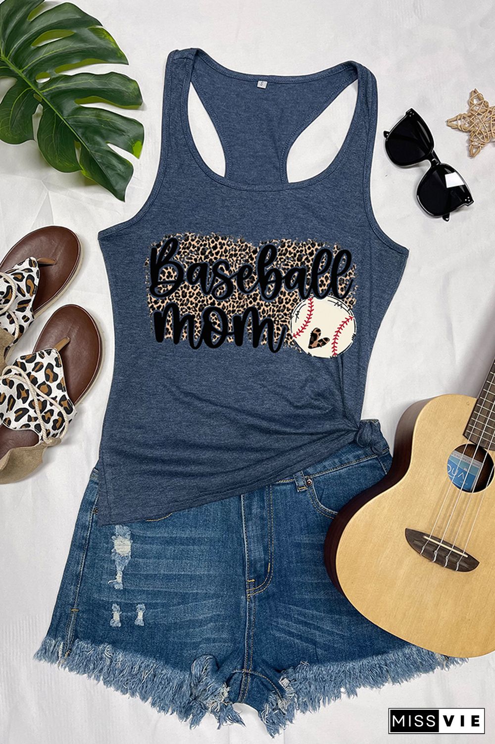 Baseball Mom Sleeveless Tank Top Wholesale