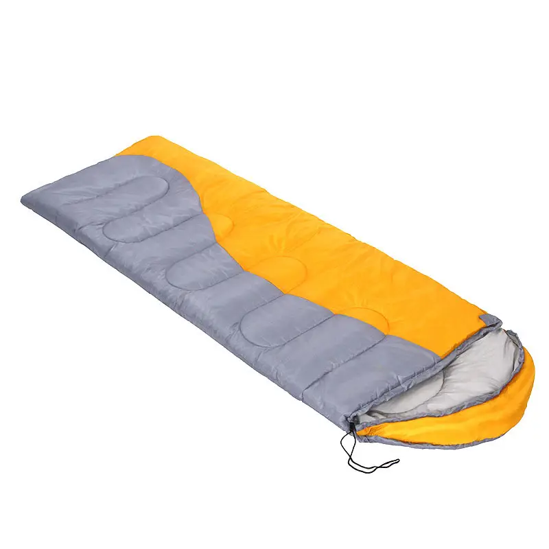 Outdoor Thickened Hollow Cotton Envelope Light Weight Emergency 3 Season Sleeping Bag Camping waterproof sleeping bag