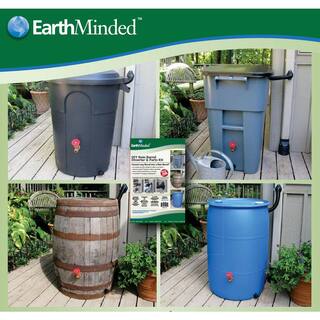 EarthMinded DIY Rain Barrel Diverter and Parts Kit for 3 in. x 4 in. Downspouts F-RN097