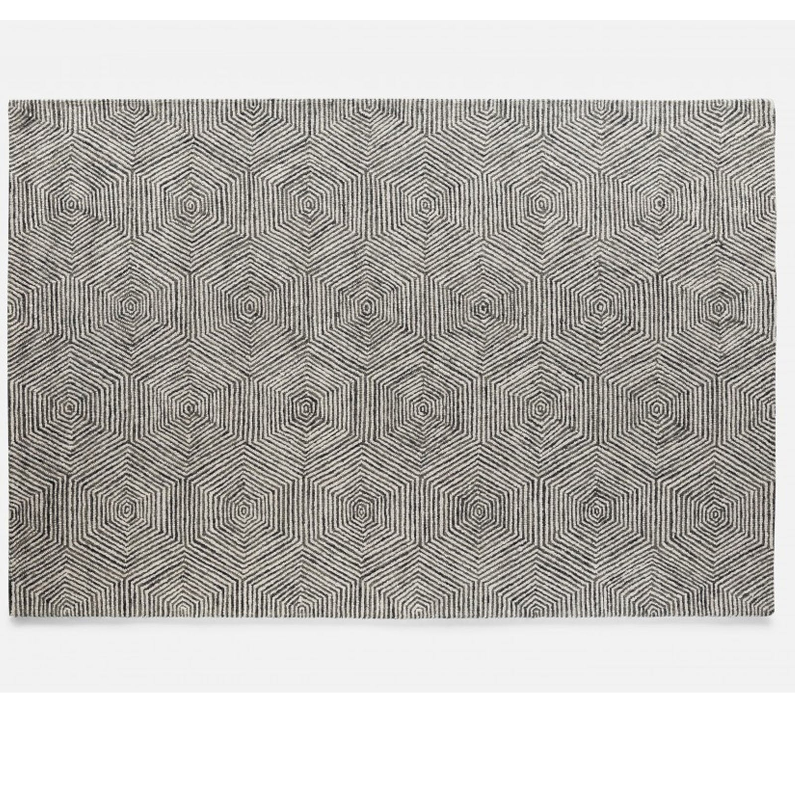 300X200 Cm Handmade Wool Rug Warta-Wt-05-White-Xl