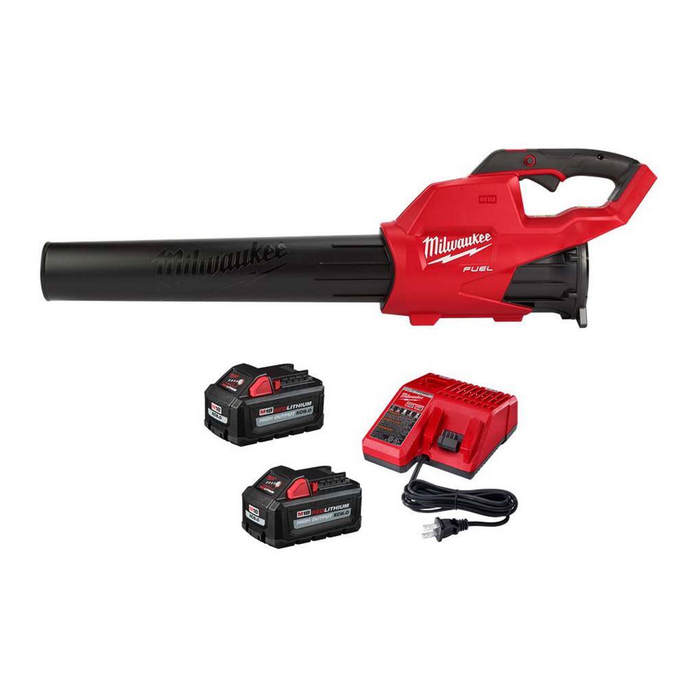 MW M18 FUEL 120 MPH 450 CFM 18V Brushless Cordless Handheld Blower wTwo 6.0 Ah Batteries Charger 2724-20-48-59-1862S