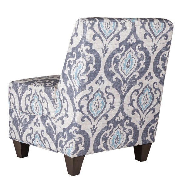 HomePop Blue Slate Large Accent Chair