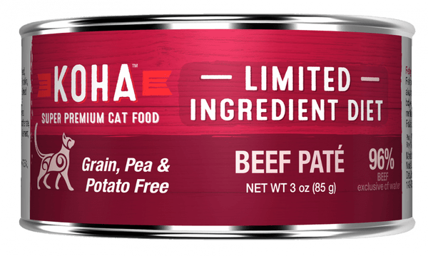 KOHA Grain and Potato Free Limited Ingredient Diet Beef Pate Canned Cat