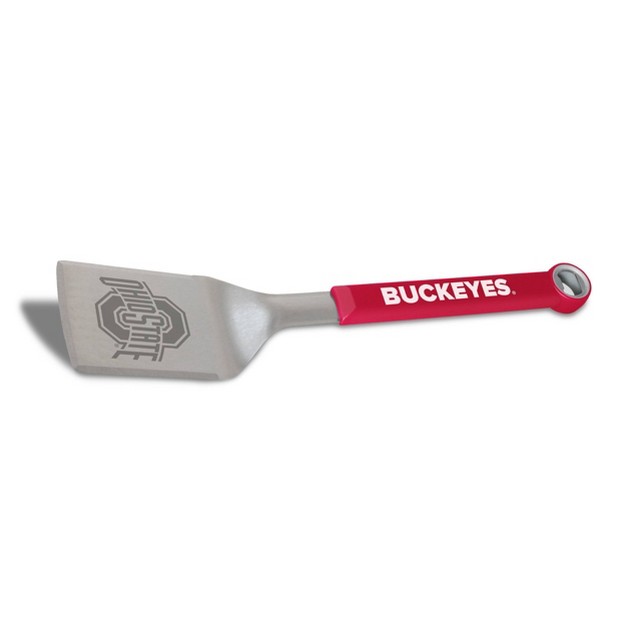 Ncaa Ohio State Buckeyes Stainless Steel Bbq Spatula With Bottle Opener