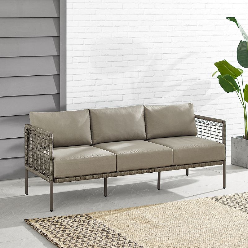 Crosley Cali Bay Patio Wicker Couch