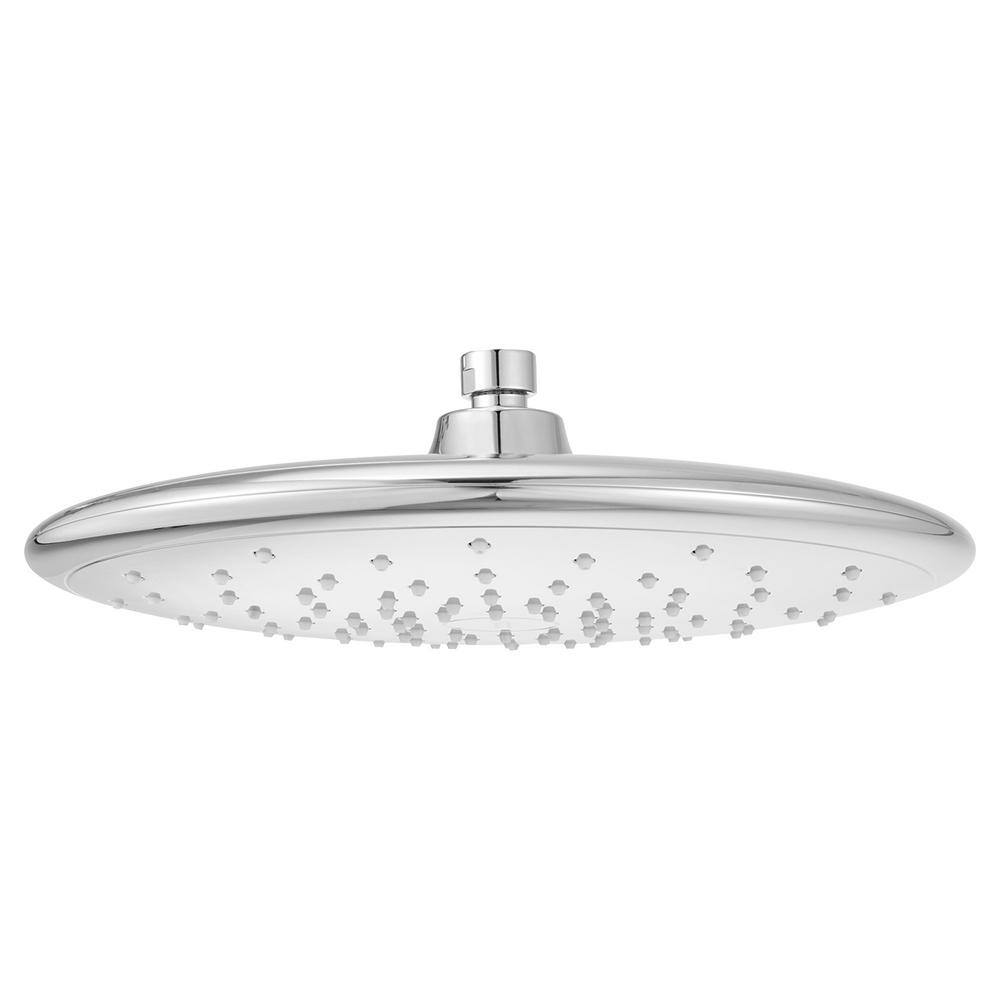 American Standard Spectra+ 1-Spray Patterns 11 in. Single Wall Mount Fixed Shower Head in Polished Chrome 9038001.002