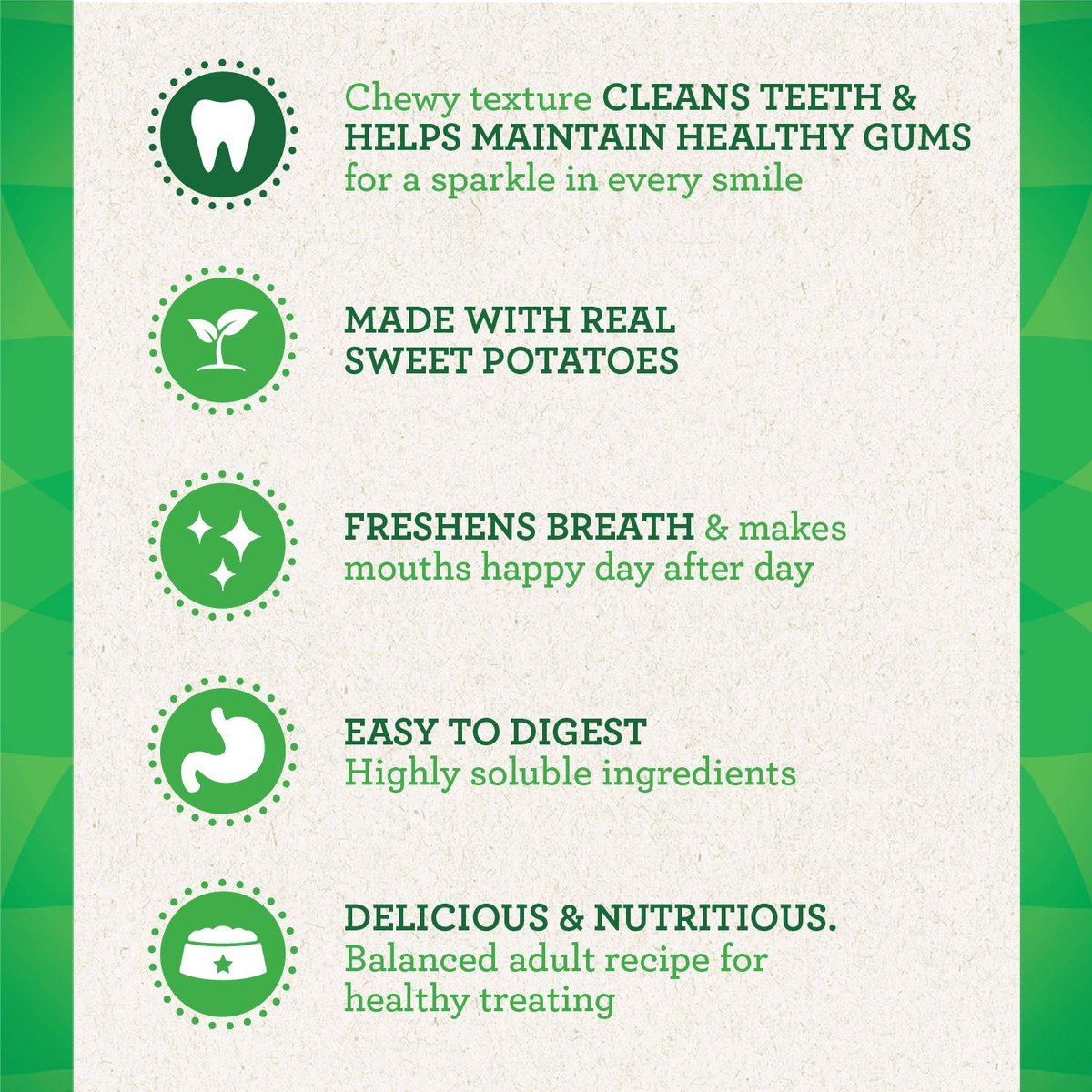 Greenies Petite Sweet Potato Natural Dental Dog Treats