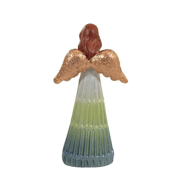 Figurine Angel Holding Flower One Figurine 4 75 Inches Mother x27 s Day Spring Polyresin Multicolored