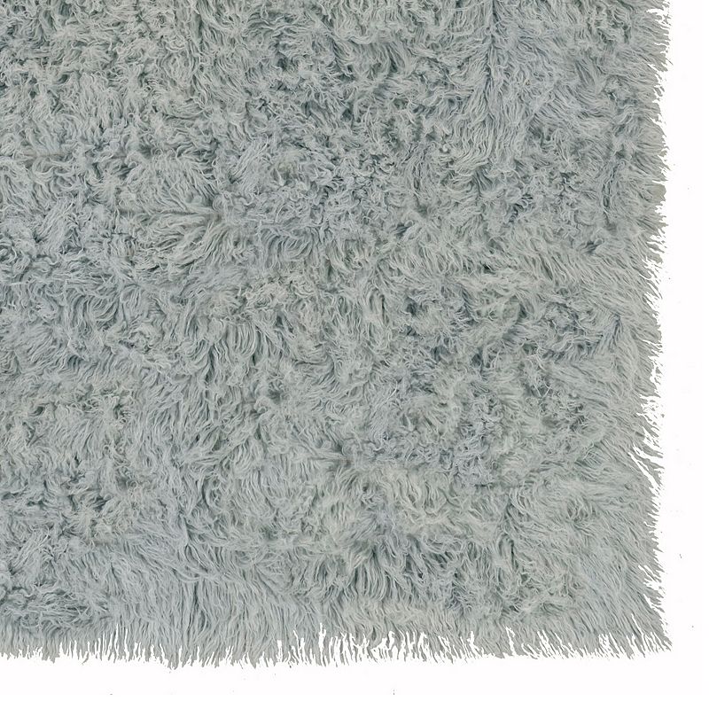 Linon New Flokati Light Grey Rug