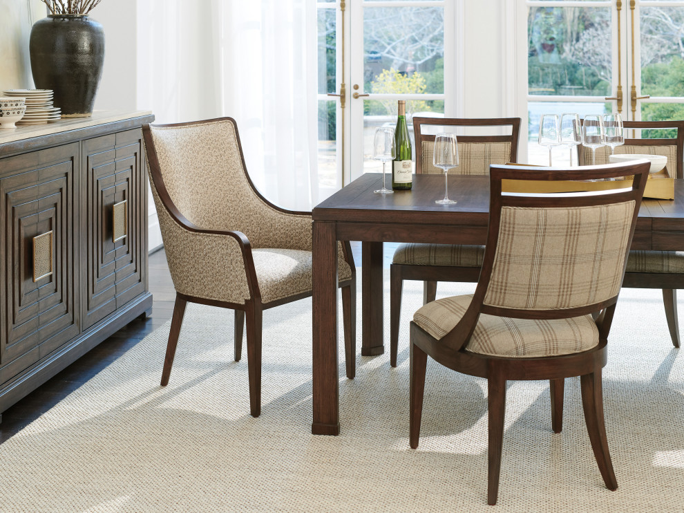 Bromley Upholstered Arm Chair   Transitional   Dining Chairs   by Lexington Home Brands  Houzz