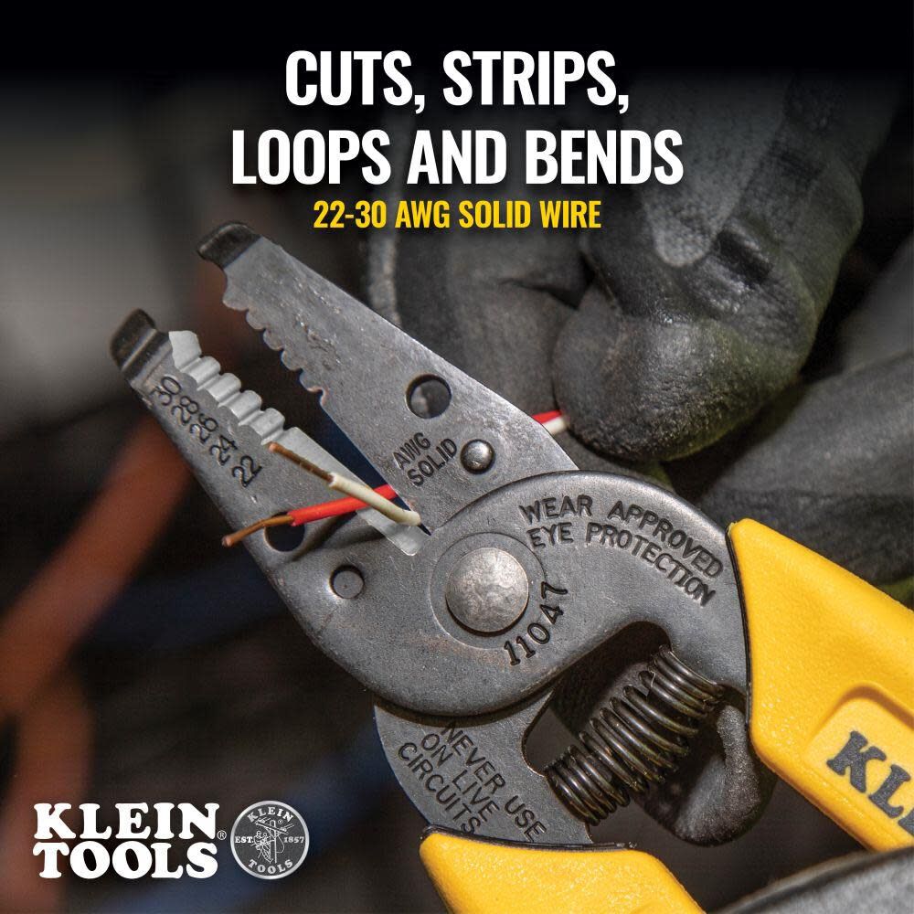 Klein Tools Wire Stripper/Cutter 22-30 AWG SLD 11047 from Klein Tools