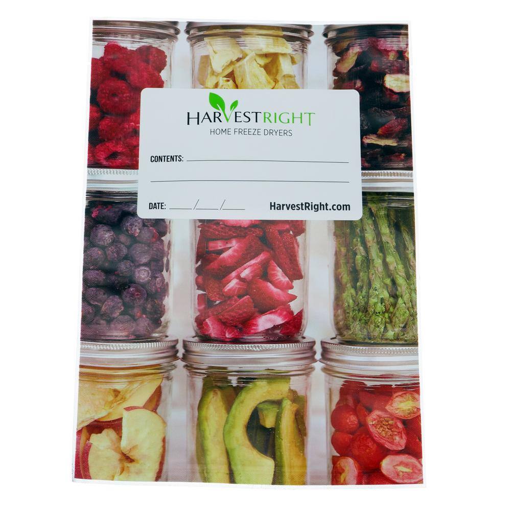 Harvest Right 8 in. x 12 in. Mylar Bag 50-Pack Half Gallon MB-007