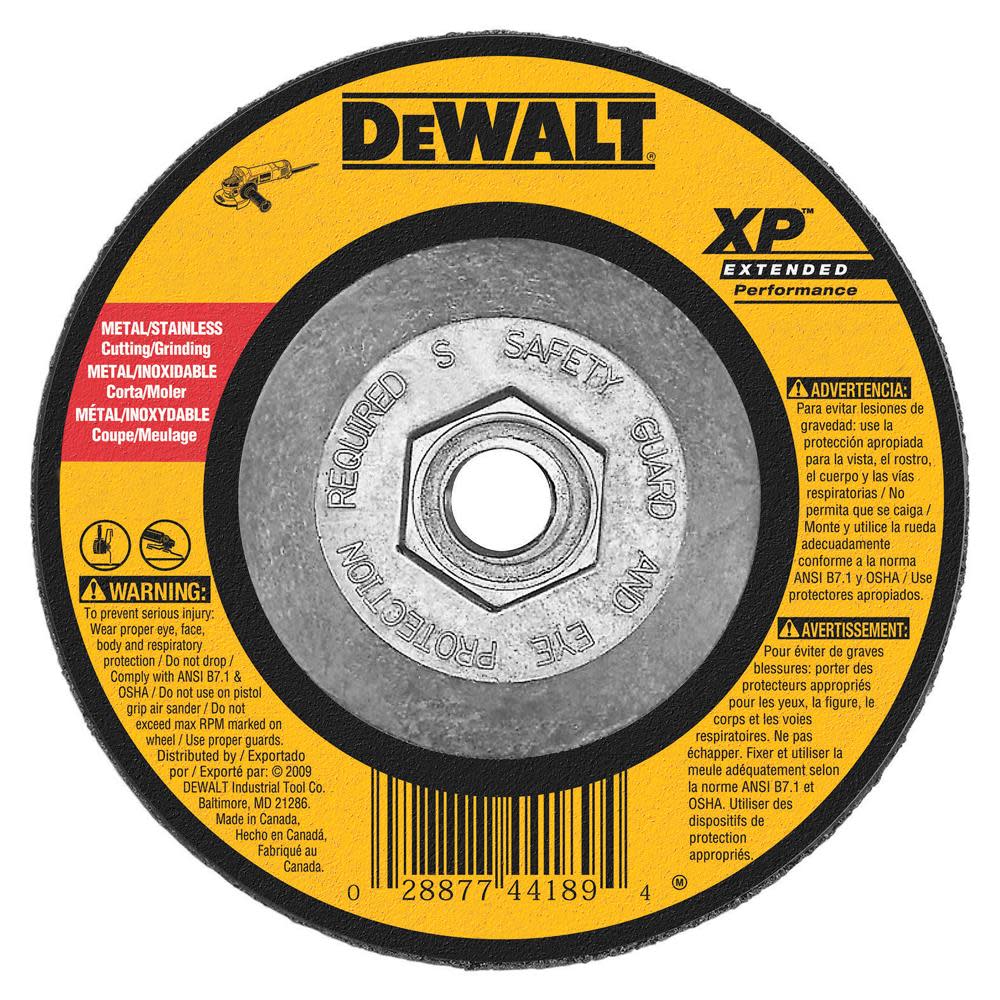 DEWALT 7 In. x 1/8 In. x 5/8 In. to 11 XP Grinding Wheel DW8825 from DEWALT