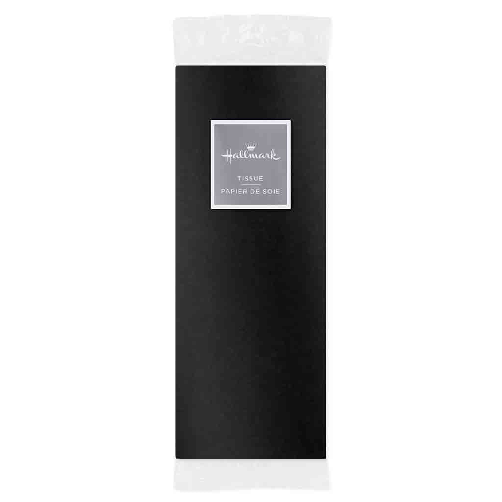 Hallmark  Solid Black Tissue Paper, 8 sheets