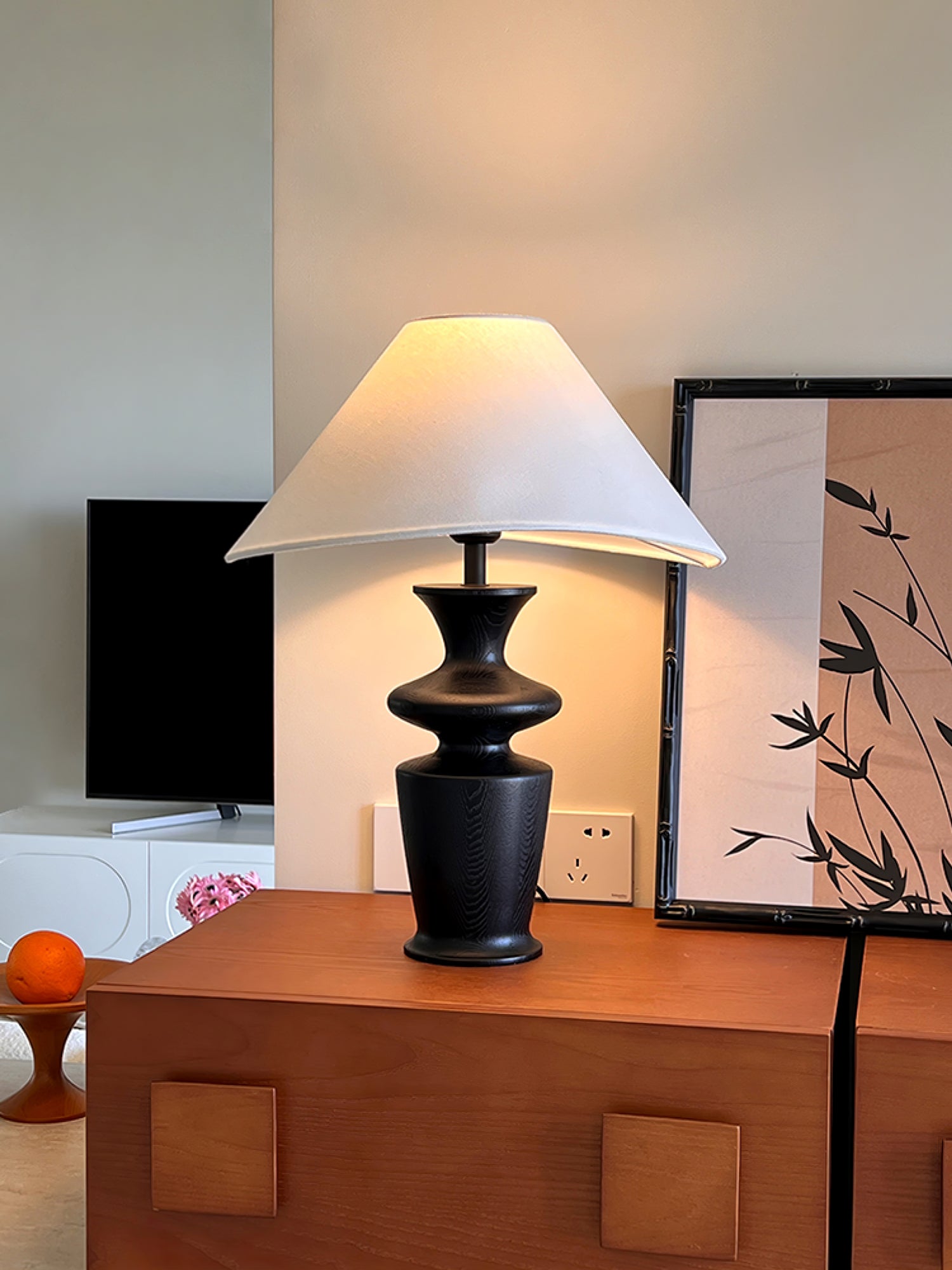 Grace Wood Table Lamp