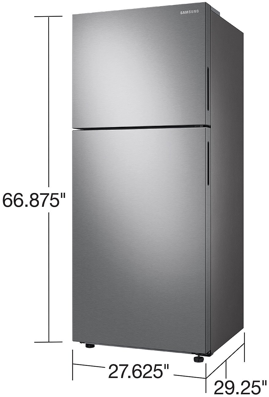  15.6 Cu. Ft. Stainless Steel Top Freezer Refrigerator