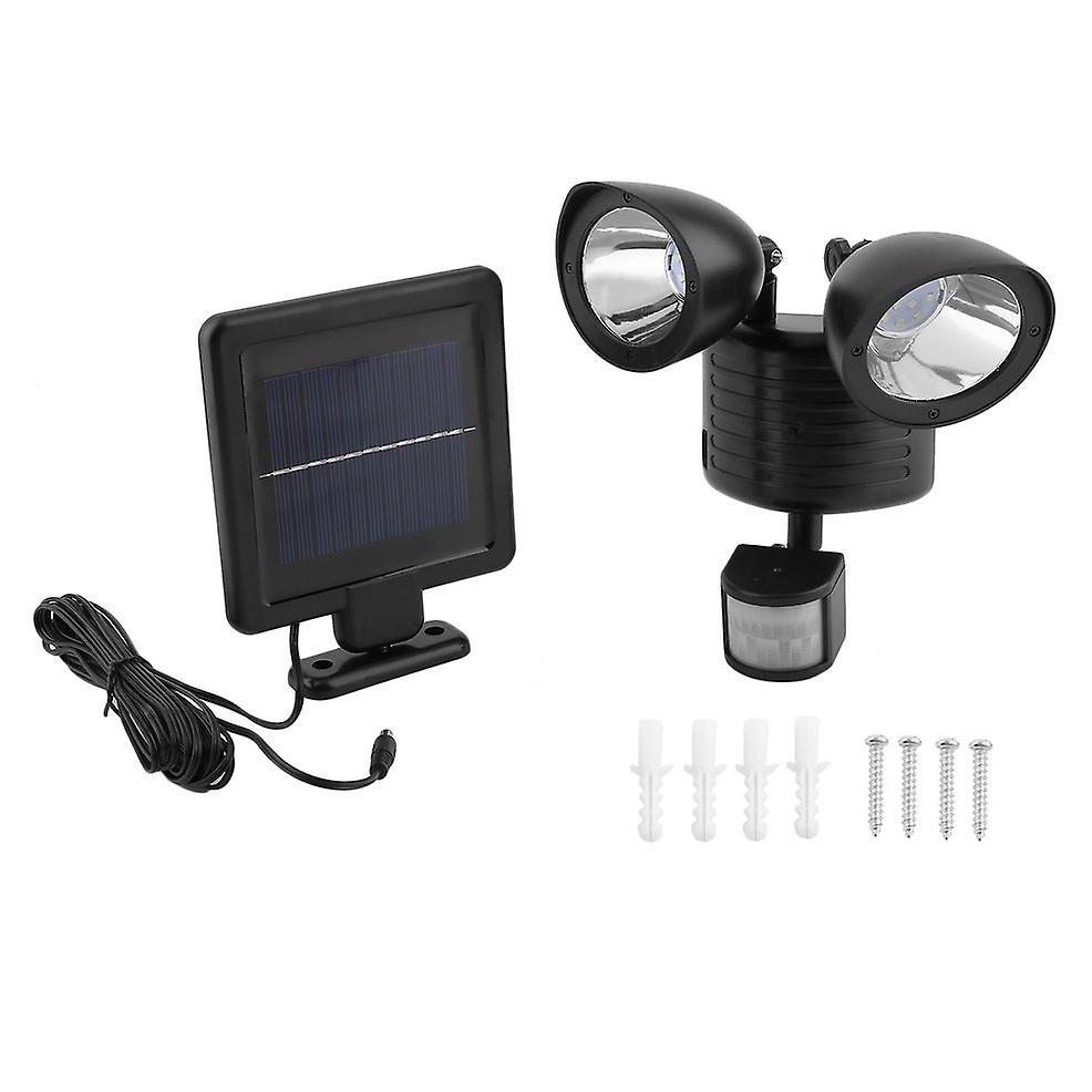 22 Led Solar Powered Security Light Waterproof Street Light Dual Flood Lamp