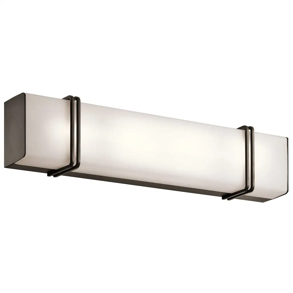 Kichler Lighting Impello Collection 24-inch Olde Bronze LED Linear Bath/Vanity Light