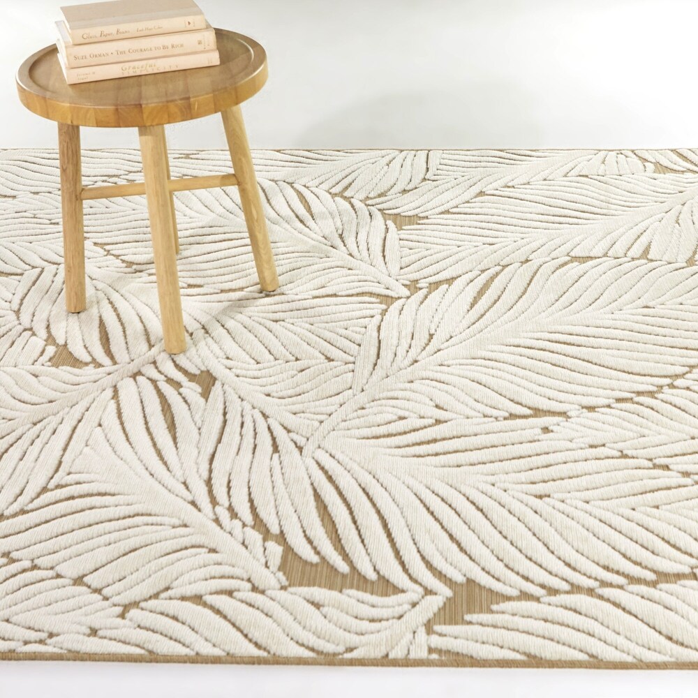 Alegria Tropical Leaves Area Rug