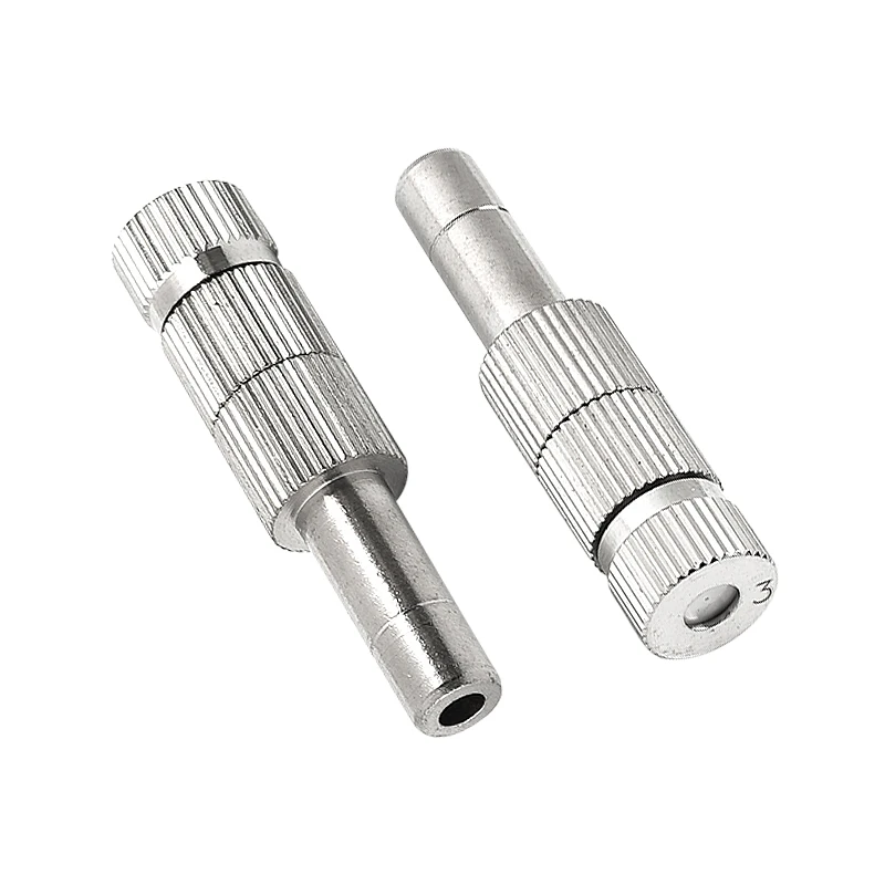 6mm Slip Lock  Mist Nozzle with filter quick connecting nozzle. mist cooling sprayer