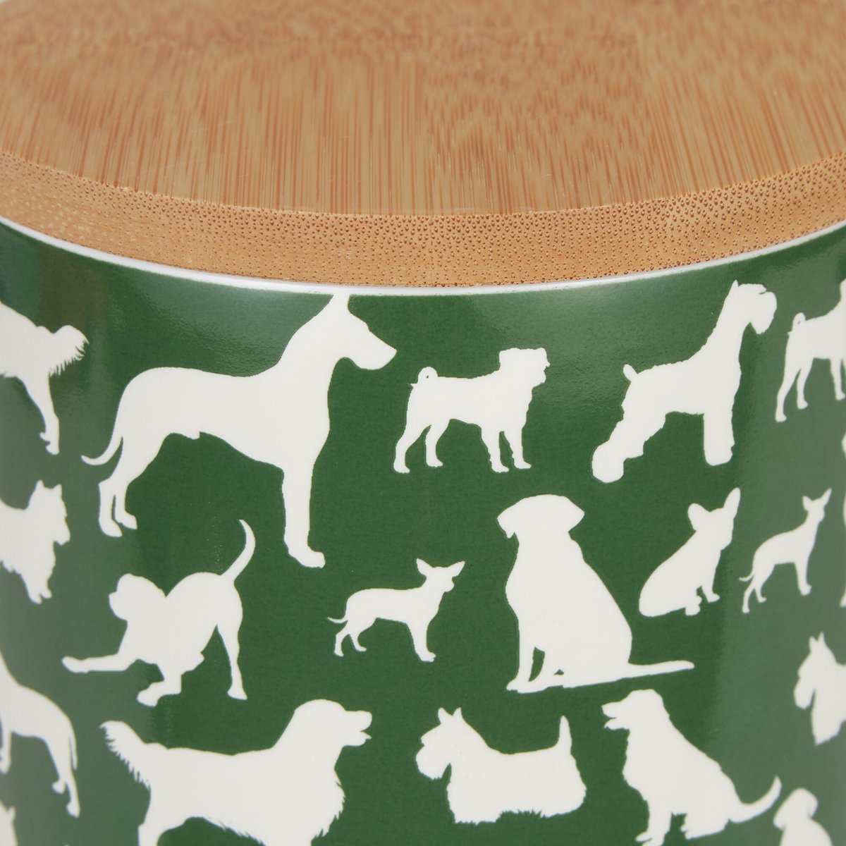 Bone Dry Ceramic Show Dog Treat Canister