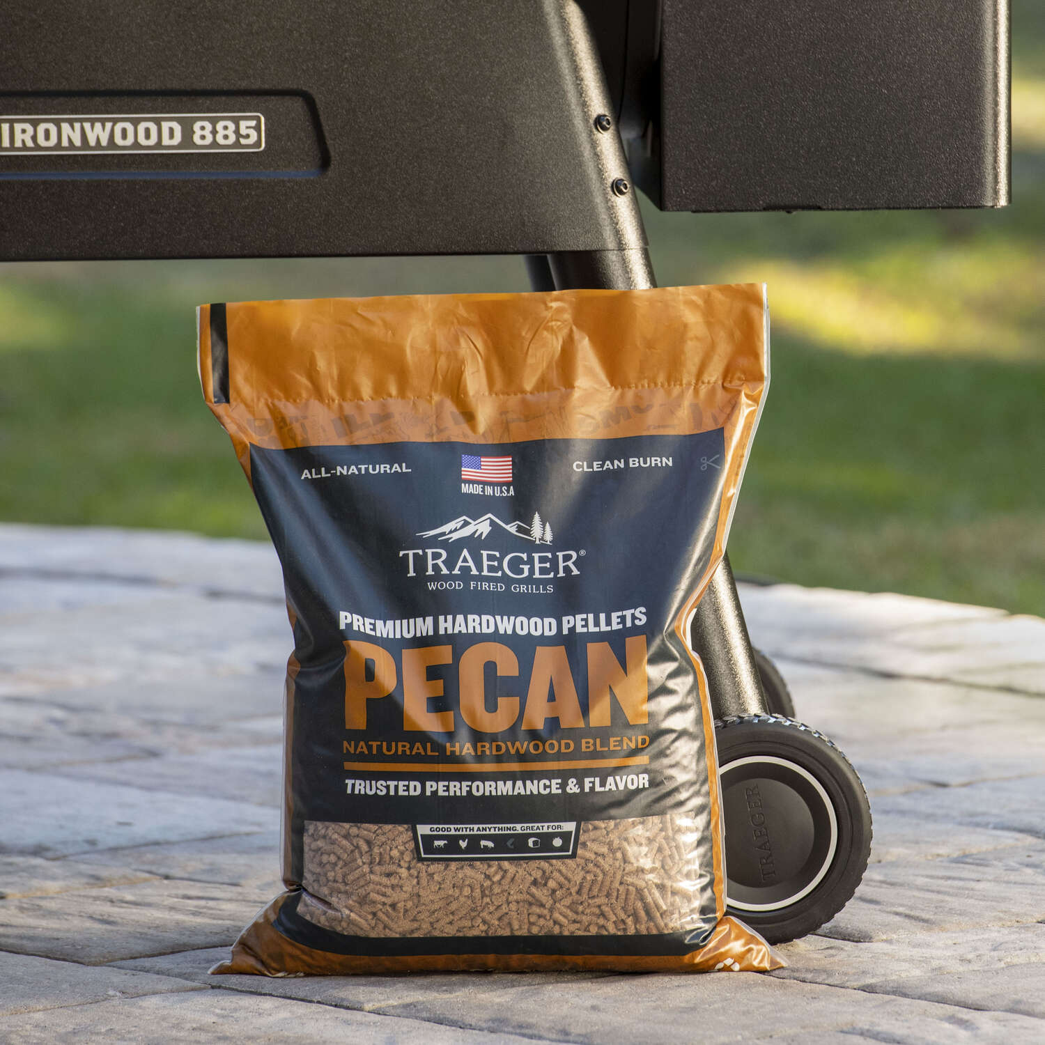 Traeger Premium All Natural Pecan BBQ Wood Pellet 20 lb