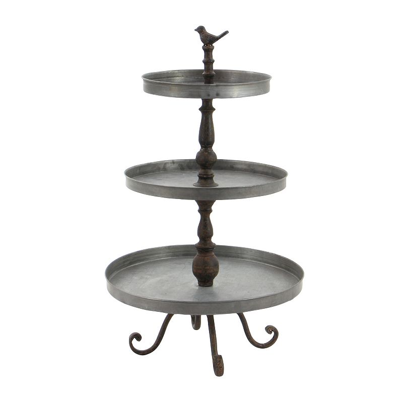 Stella and Eve Silver Iron Tiered Server